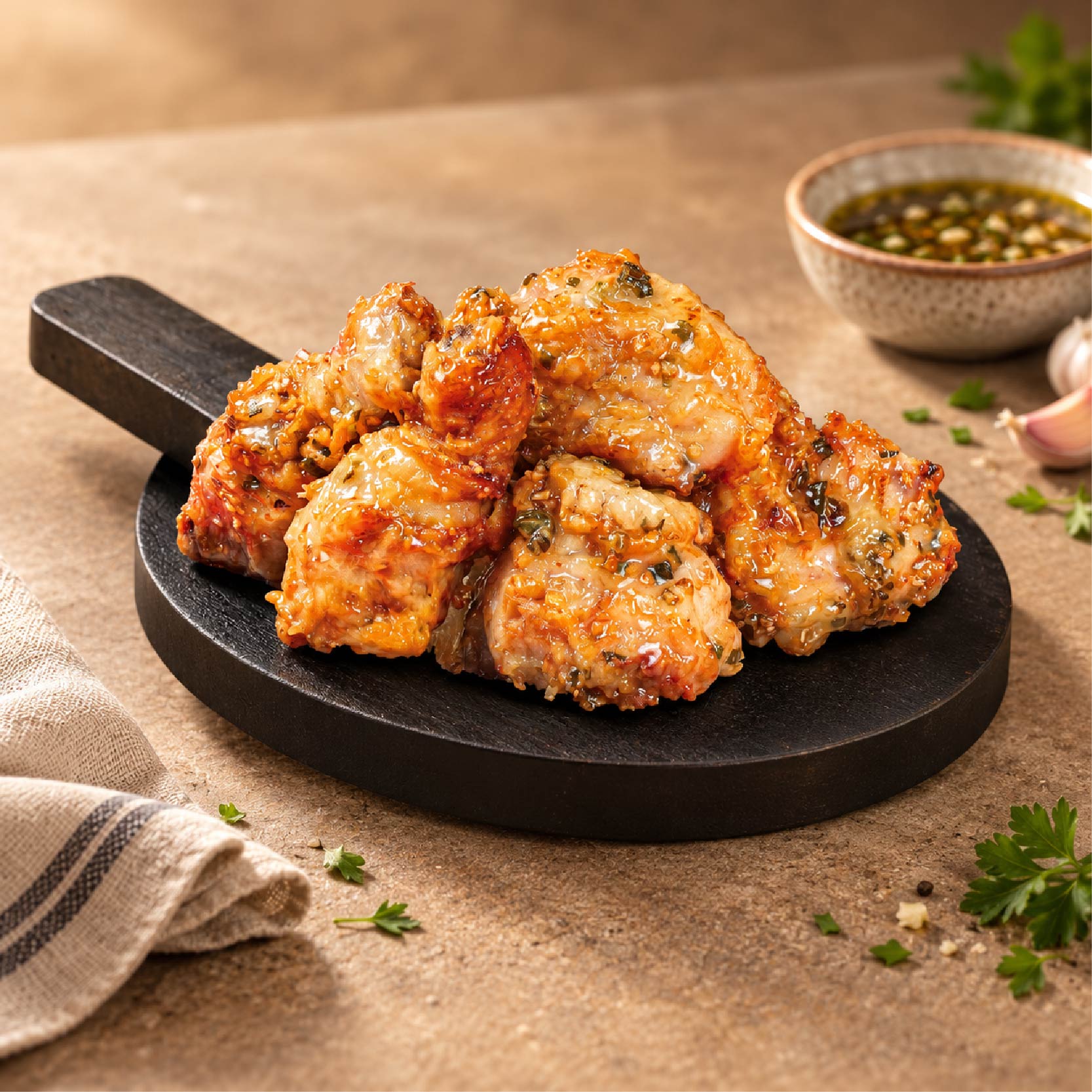 Korean Honey Garlic Chicken 8pcs